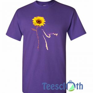 Cat Sunflower T Shirt