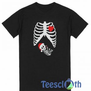 Christmas Skeleton T Shirt