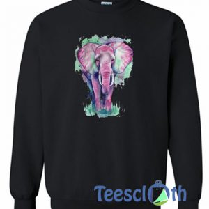 Elefante Acuarelas Sweatshirt