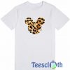 Mickey Mouse Leopard T Shirt