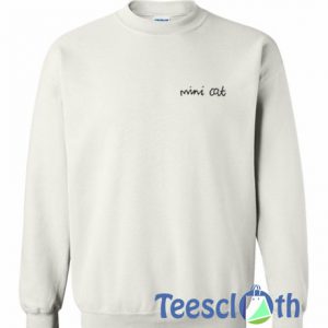 Mini Cat Font Sweatshirt