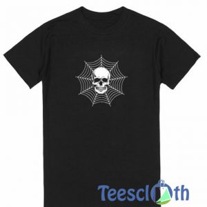 Skull Head Cobweb T Shirt