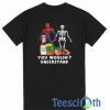 Spiderman And Skeleton T Shirt