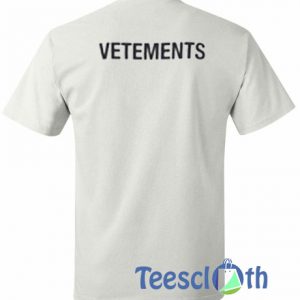 Vetements Font T Shirt