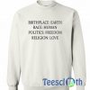 Birthplace Earth Sweatshirt