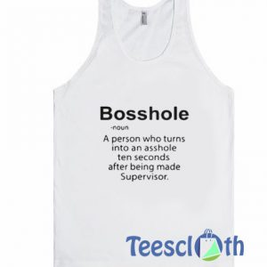 Bosshole Font Tank Top