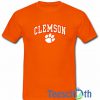 Clemson Orange T Shirt