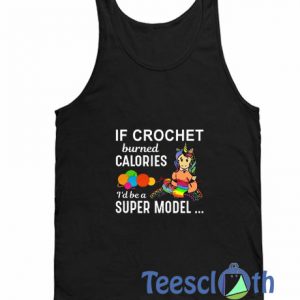 If Crochet Burned Tank Top