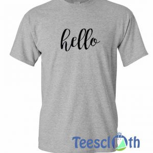 Hello Font T Shirt