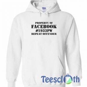 Property Of Facebook Hoodie
