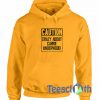 Caution Crazy Logo Hoodie