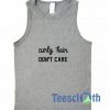Curly Hair Graphic Tank Top