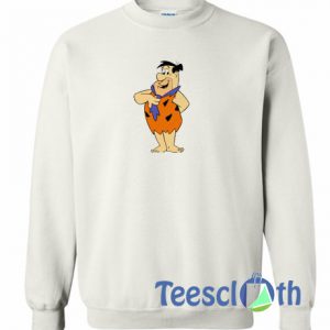Fred Flintstone White Sweatshirt