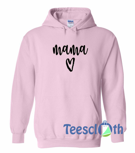 Mama Heart Graphic Hoodie Unisex Adult Size S to 3XL