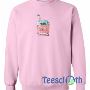 Peach Graphic Sweatshirt