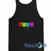 Stoopid Graphic Tank Top