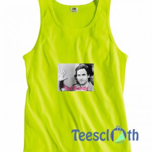 Ted Bundy Graphic Yellow Tank Top