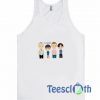 Weezer White Tank Top