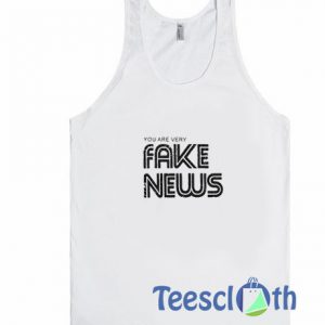 Fake News Font Tank Top