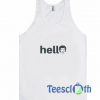 Hello Font Tank Top