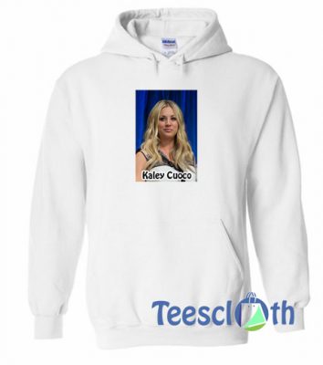 Kaley Cuoco White Hoodie Unisex Adult Size S to 3XL