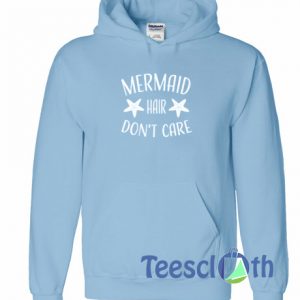 Mermaid Hair Blue Hoodie