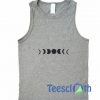 Moon Phase Grey Tank Top