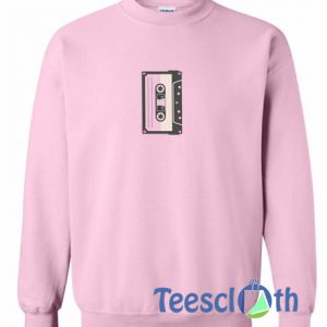 Retro Cassette Pink Sweatshirt