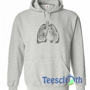 Unique Lungs Graphic Hoodie