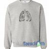 Unique Lungs Grey Sweatshirt