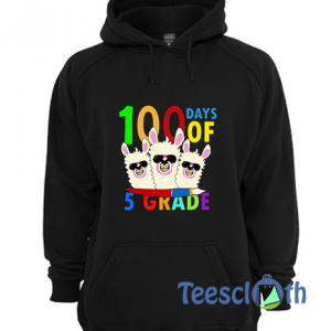 100 Days Of 5th Grade Hoodie Unisex Adult Size S to 3XL