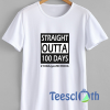 100 days of school Straight Outta T Shirt For Men Women And Youth