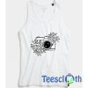 Rose Flower Camera Tank Top Men And Women Size S to 3XL