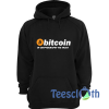 Bitcoin In Cryptography Hoodie Unisex Adult Size S to 3XL