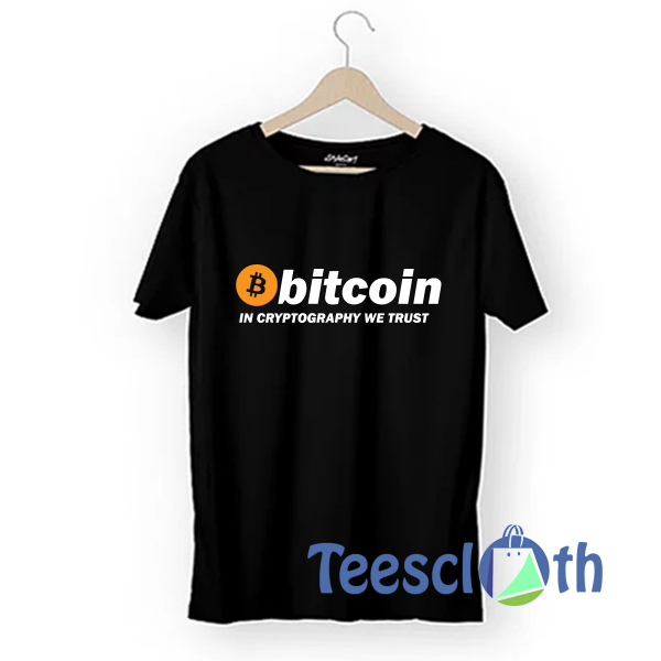 Bitcoin In Cryptography T Shirt For Men Women And Youth
