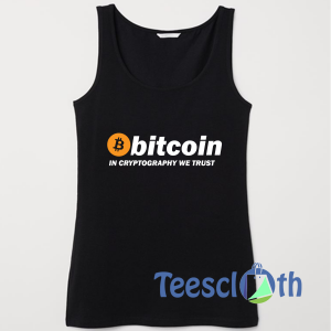 Bitcoin In Cryptography Tank Top Men And Women Size S to 3XL