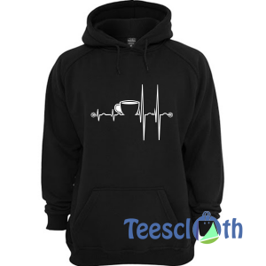 Coffee Heartbeat Hoodie Unisex Adult Size S to 3XL