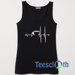 Coffee Heartbeat Tank Top Men And Women Size S to 3XL