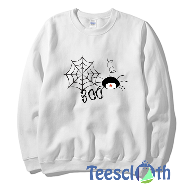 Halloween Boo Sweatshirt Unisex Adult Size S to 3XL