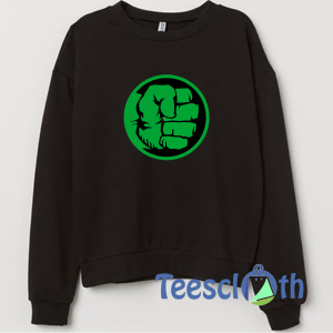 Hulk Angry Fist Sweatshirt Unisex Adult Size S to 3XL
