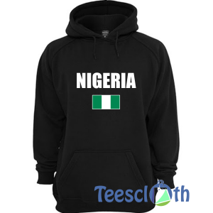Nigerian Flag Hoodie Unisex Adult Size S to 3XL