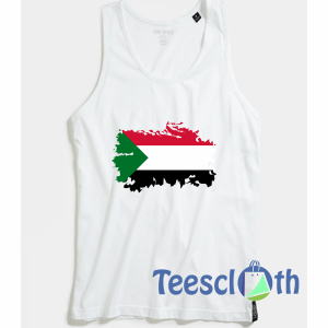 Sudan National Tank Top Men And Women Size S to 3XL