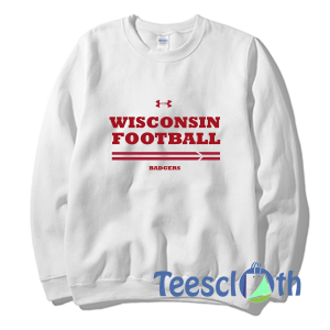 Wisconsin Badgers Sweatshirt Unisex Adult Size S to 3XL