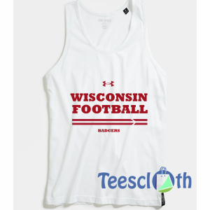 Wisconsin Badgers Tank Top Men And Women Size S to 3XL