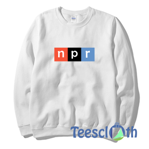 Color Logo NPR Sweatshirt Unisex Adult Size S to 3XL