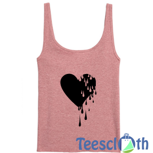 Dripping Heart Tank Top Men And Women Size S to 3XL