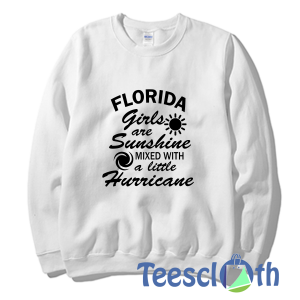Hurricane Florida Girls Sweatshirt Unisex Adult Size S to 3XL