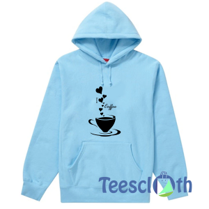 Love Coffee Art Hoodie Unisex Adult Size S to 3XL