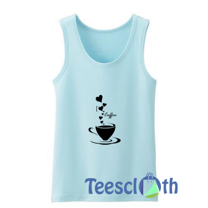 Love Coffee Art Tank Top Men And Women Size S to 3XL
