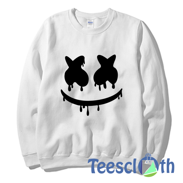 Marshmello Mask Printed Sweatshirt Unisex Adult Size S to 3XL